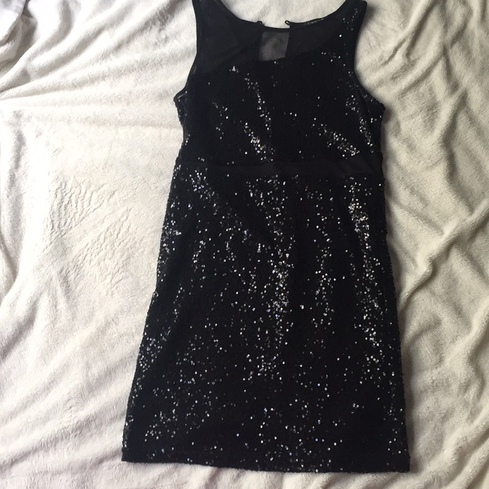 black evening dress